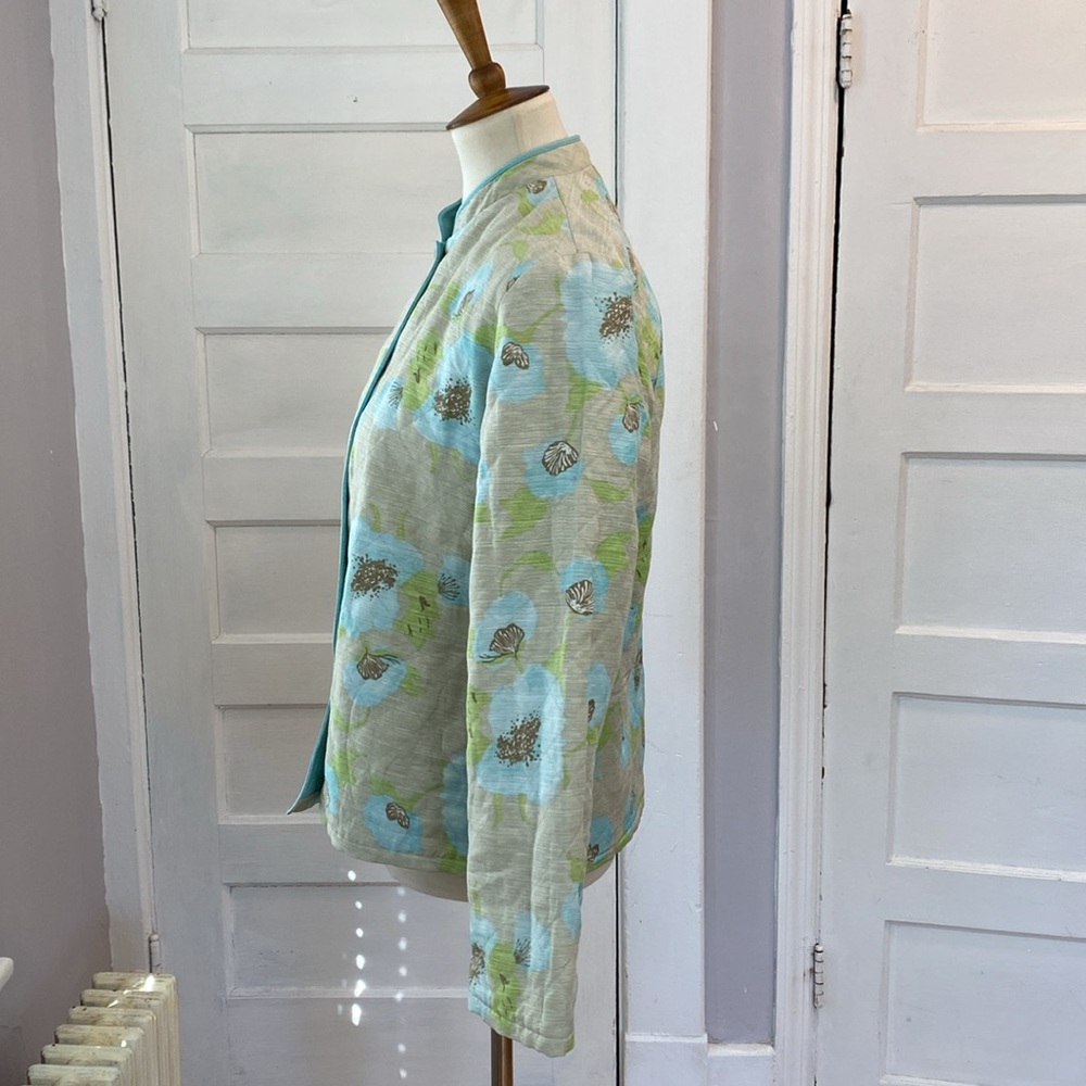 Reversible Silk Blend Quilted Jacket, Size S - Picture 9 of 17